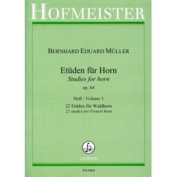 Bernhard Eduard Mller: Etden Fr Horn Op. 64 Band 1