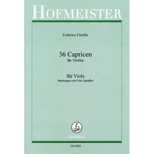Frederico Fiorillo: 36 Caprices for Violin