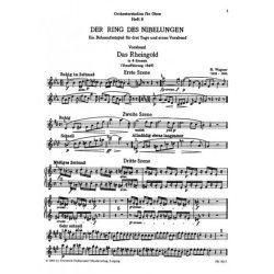 Orchestral Studies: Richard Wagner - Book 1 (Oboe)