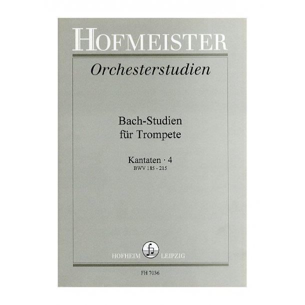 J.S. Bach: Studies For Trumpet - Book 4