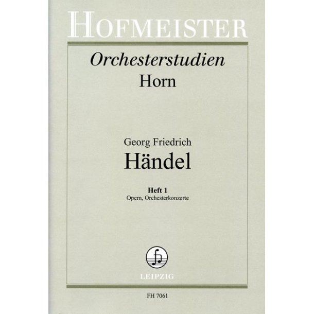 Handel: Studies Book 1- Operas And Orchestral Concertos