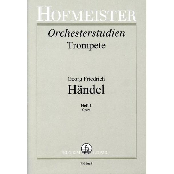 Handel: Studies Book 1- Operas