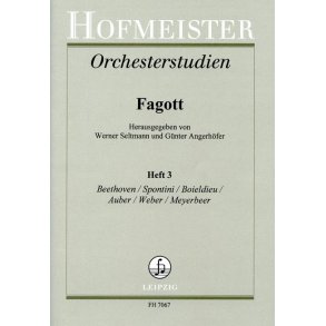 Orchestral Studies Book 3 - Beethoven, Weber, Auber