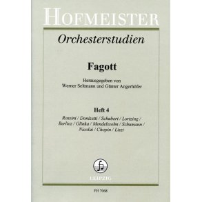 Orchestral Studies Book 4 - Rossini, Donizetti, Schubert, Lortzing, Be