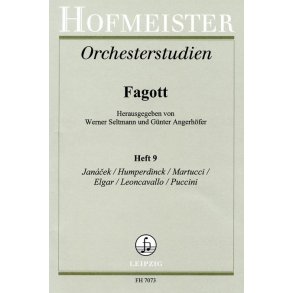 Orchestral Studies Book 9 - Janacek, Elgar, Pucciini