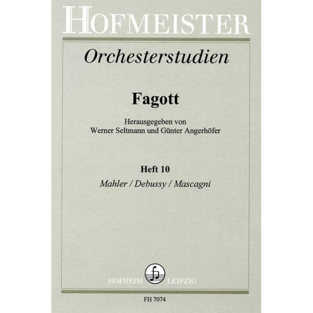 Orchestral Studies Book 10 - Mahler, Debussy, Mascagni
