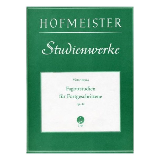 Bassoon Studies Op 32 Bruns