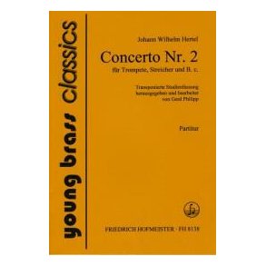 Johann Wilhelm Hertel: Trumpet Concerto No.2 In D (Score)