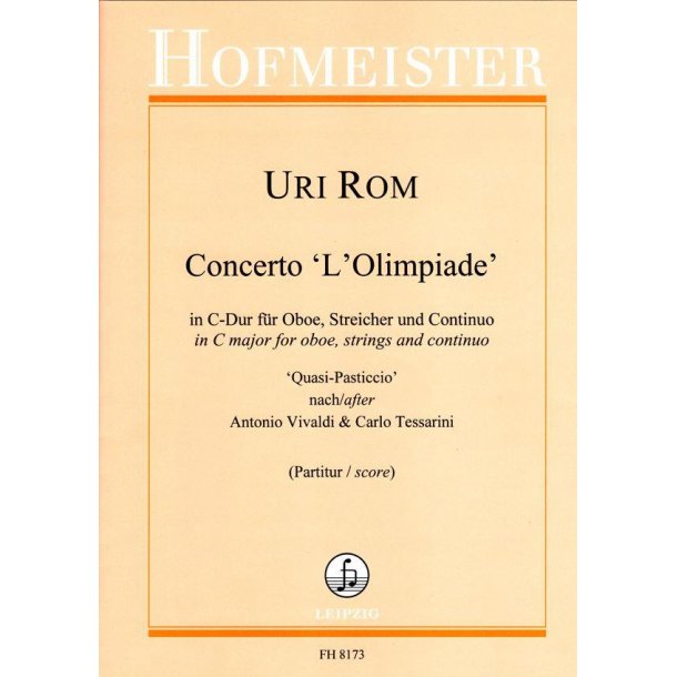 Concerto &acute;L'Olimpiade` : Quasi-Pasticcio nach Antonio Vivaldi & Carlo Tessarini