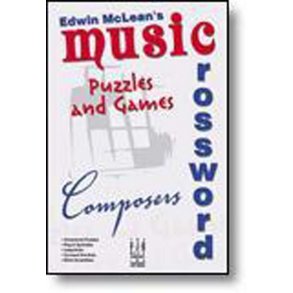 MCLEAN EDWIN MUSIC CROSSWORD PUZZLES AND GAMES COMPOSERS BK