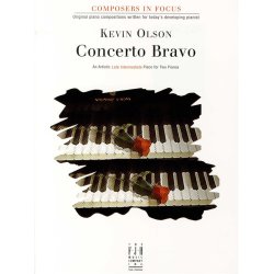 Kevin Olson: Concerto Bravo - An Artistic Late Intermediate Piece For Two Pianos