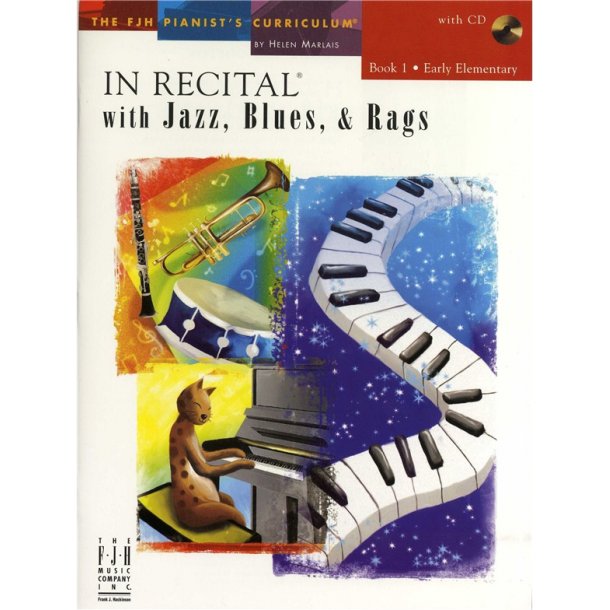 In Recital With Jazz, Blues And Rags - Book One (Book And CD)