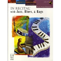In Recital With Jazz, Blues And Rags - Book Three (Book And CD)