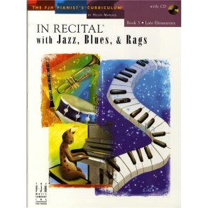 In Recital With Jazz, Blues And Rags - Book Three (Book And CD)