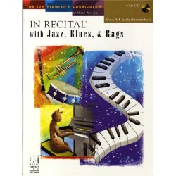 In Recital With Jazz, Blues And Rags - Book Four (Book And CD)