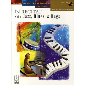 In Recital With Jazz, Blues And Rags - Book Four (Book And CD)