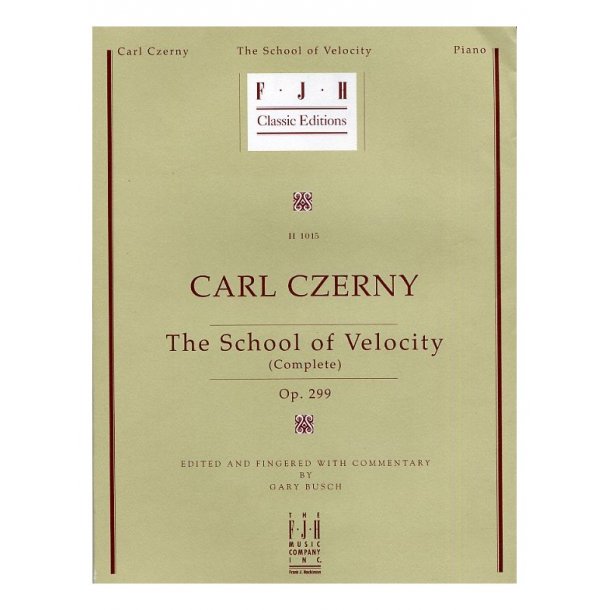 Carl Czerny: School Of Velocity Op.299