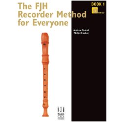 The FJH Recorder Method For Everyone: Book 1 (Book/CD)