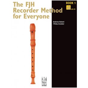 The FJH Recorder Method For Everyone: Book 1 (Book/CD)