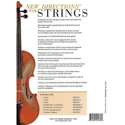 New Directions For Strings: A Comprehensive String Method - Book 1 (Double Bass D Position)