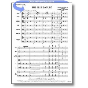 Strauss Blue Danube Strs Sc/Pts