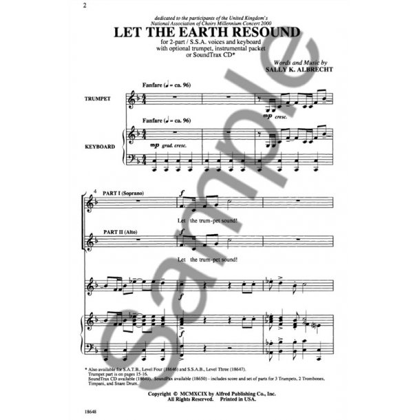 Let The Earth Resound 2pt/SSA