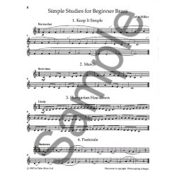 John Miller: Simple Studies For Beginner Brass