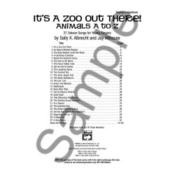 Sally K. Albrecht/Jay Althouse: It's a Zoo Out There! - Animals A to Z (27 Unison Songs For Young Singers)