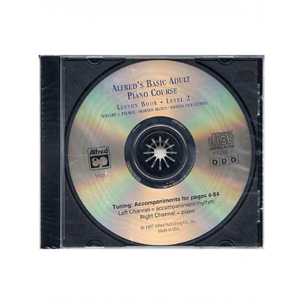 Alfred's Adult Piano Course Lesson Book Level 2 (CD)