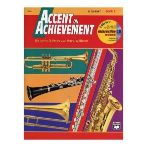 Accent On Achievement: B Flat Clarinet Book 2 (Book/CD-Rom)