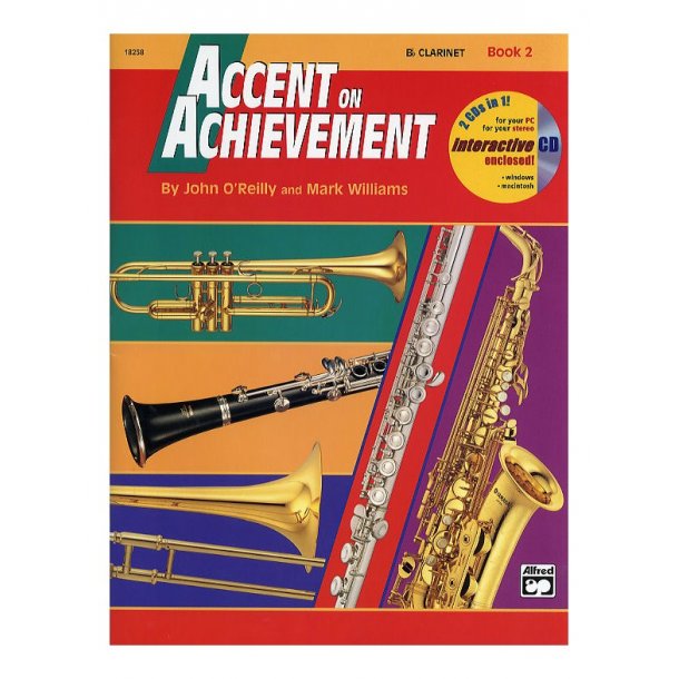 Accent On Achievement: B Flat Clarinet Book 2 (Book/CD-Rom)