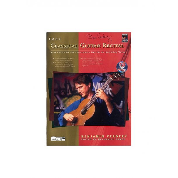 Benjamin Verdery: Easy Classical Guitar Recital Book And CD