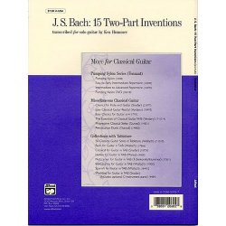 J.S. Bach: 15 Two-Part Inventions (Solo Guitar)