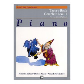 Alfred's Basic Piano Library Theory Book Complete 1