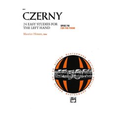 Carl Czerny: Twenty Four Easy Studies For The Left Hand Op.718