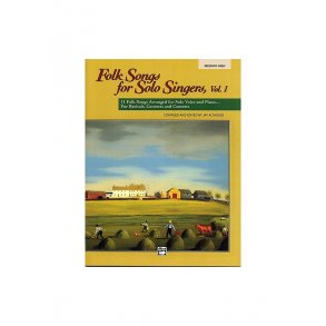 Folk Songs For Solo Singers - Book One (Medium High)