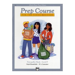 Alfred's Basic Piano Library: Prep Course Notespeller Level F