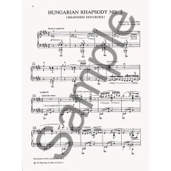 Franz Liszt: Hungarian Rhapsody No.2