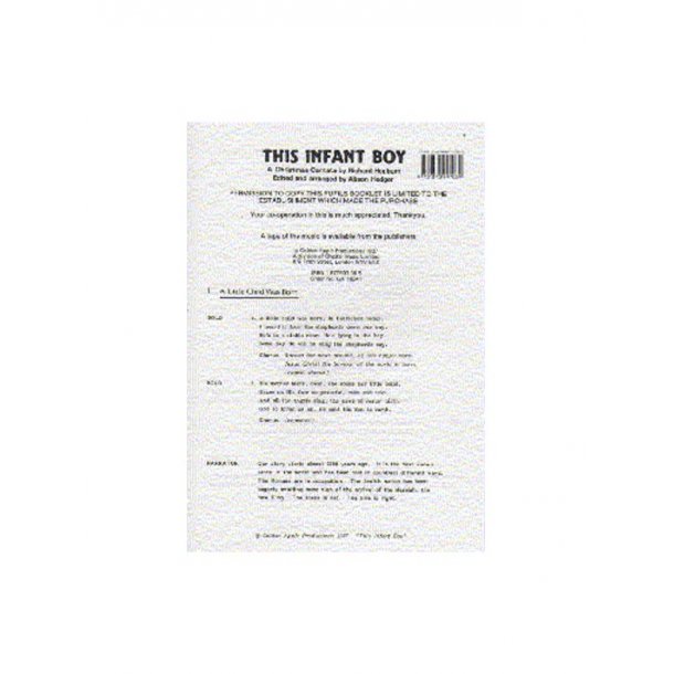 Richard Hepburn: This Infant Boy (Pupil's Book)