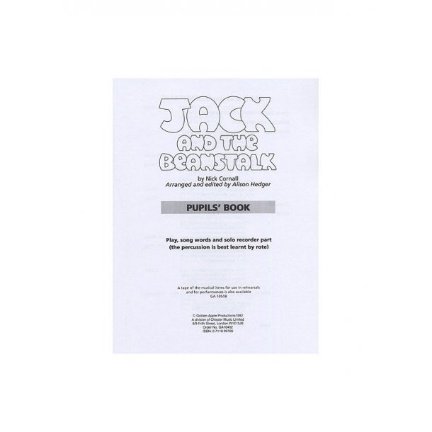 Nick Cornall: Jack And The Beanstalk (Pupil's Book)