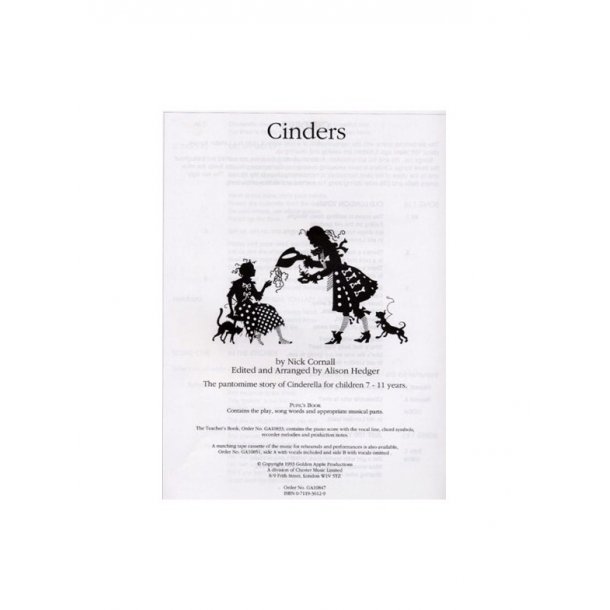 Nick Cornall: Cinders (Pupil's Book)