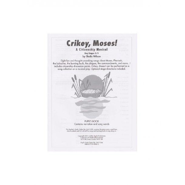 Sheila Wilson: Crikey, Moses! (Pupil's Book)