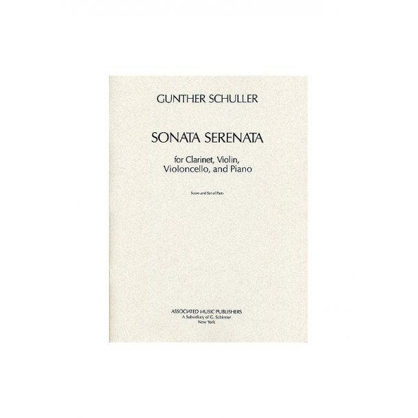 Gunther Schuller: Sonata Serenata (Score/Parts)