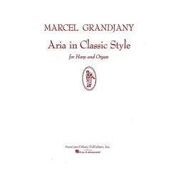 Marcel Grandjany: Aria In Classic Style For Harp And Organ