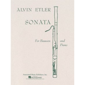 Alvin Etler: Sonata For Bassoon And Piano