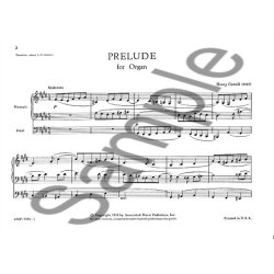 Henry Cowell: Prelude For Organ