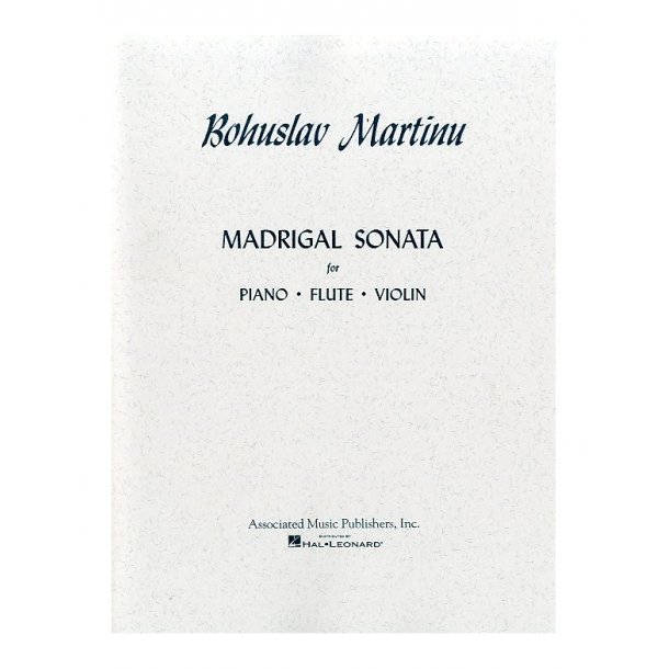 Bohuslav Martinu: Madrigal Sonata (Score/Parts)