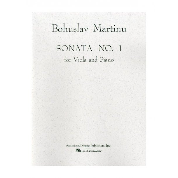 Bohuslav Martinu: Sonata No.1 (Viola/Piano)