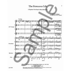 Scott Joplin: The Strenuous Life (Brass Ensemble- Score/Parts)