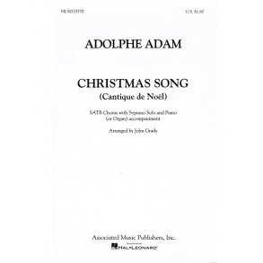 Adolphe Adam: Christmas Song (Vocal Score)